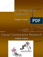 Causal-Comparative Research: Chapter Sixteen