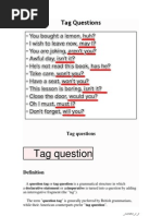 Tag Questions