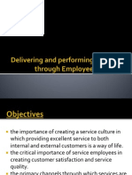 Final-Customer Participation in Service Delivery