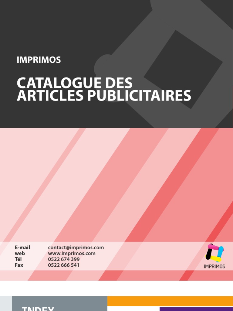 Catalogue 2013 - Articles Publicitaires - Imprimos, PDF