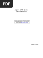 Aspire 5935-5935g (sm50 - MV) Service Manual Guide SG - sm50-mv - 032709