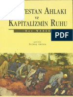 Max Weber Protestan Ahlakı Ve Kapitalizmin Ruhu