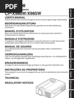 CP-X980: DP-6860 Users Manual