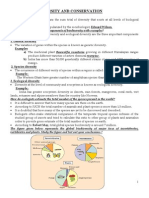 Biodevrsity and Conservation