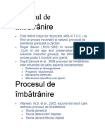 Procesul de Imbatranire