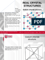 Real Crystal Structures: Sodium Chloride Structure