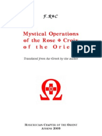 Mystical Operations of The Rose Croix of The Orient