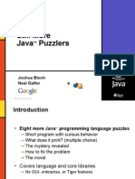 Sun Java Puzzlers