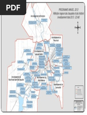 Chantiers - Ville de Sherbrooke  PDF  Infrastructure de 