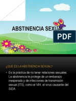 Abstinencia Sexual y PF