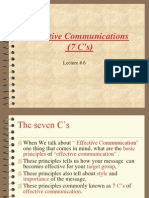 Seven C's of Communication