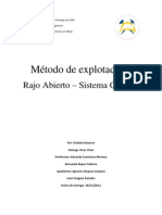 Informe Rajo Sistema Cerrado