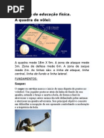 Trabalho de educação física