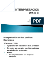 WAIS III Interpretacion 2010