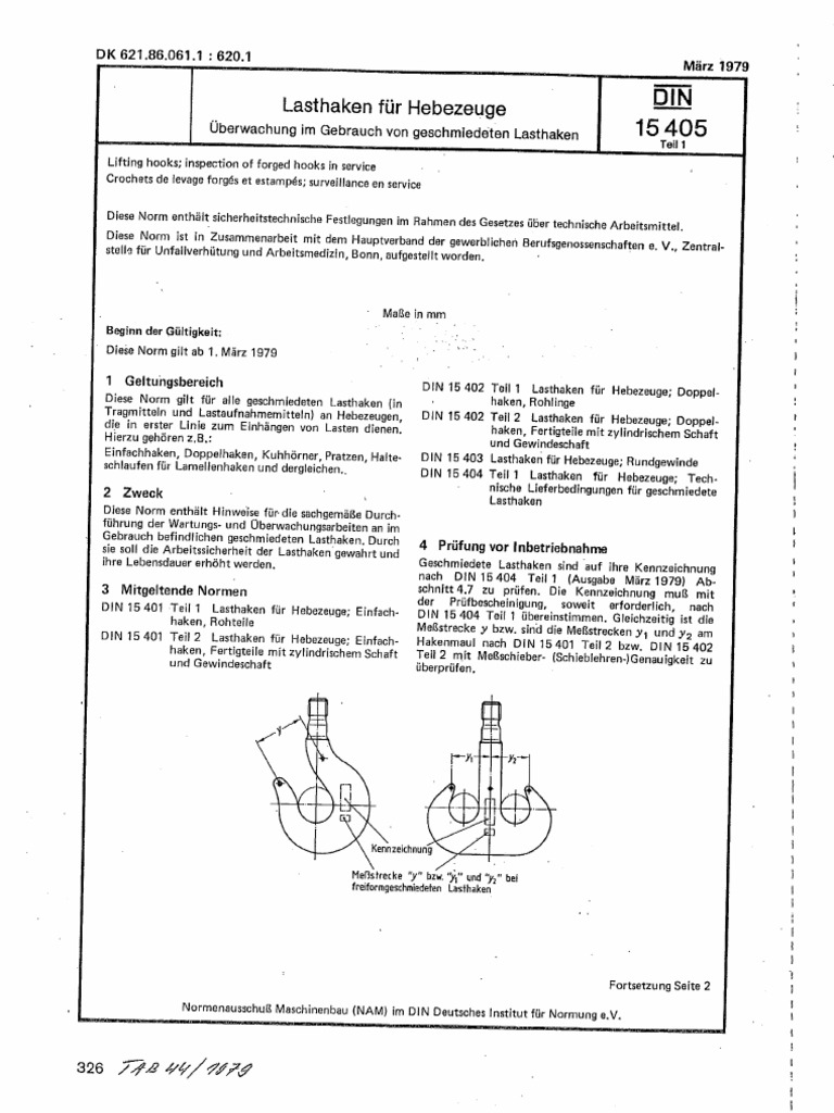 Din 15405 | PDF