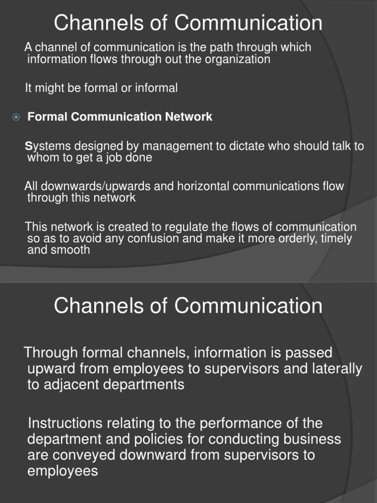 Oganizational Communication Channels-V | PDF | Rumor | Communication