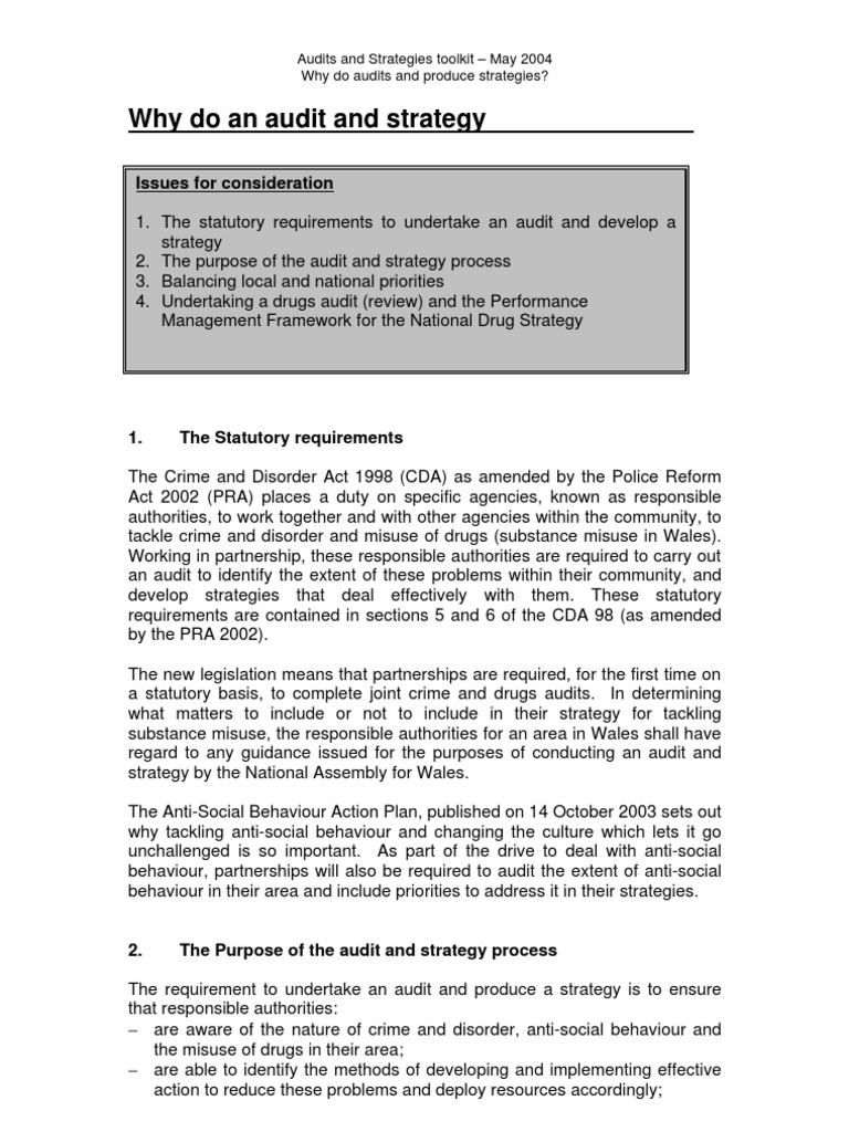UK Home Office Aud01 PDF Anti Social Behaviour Audit