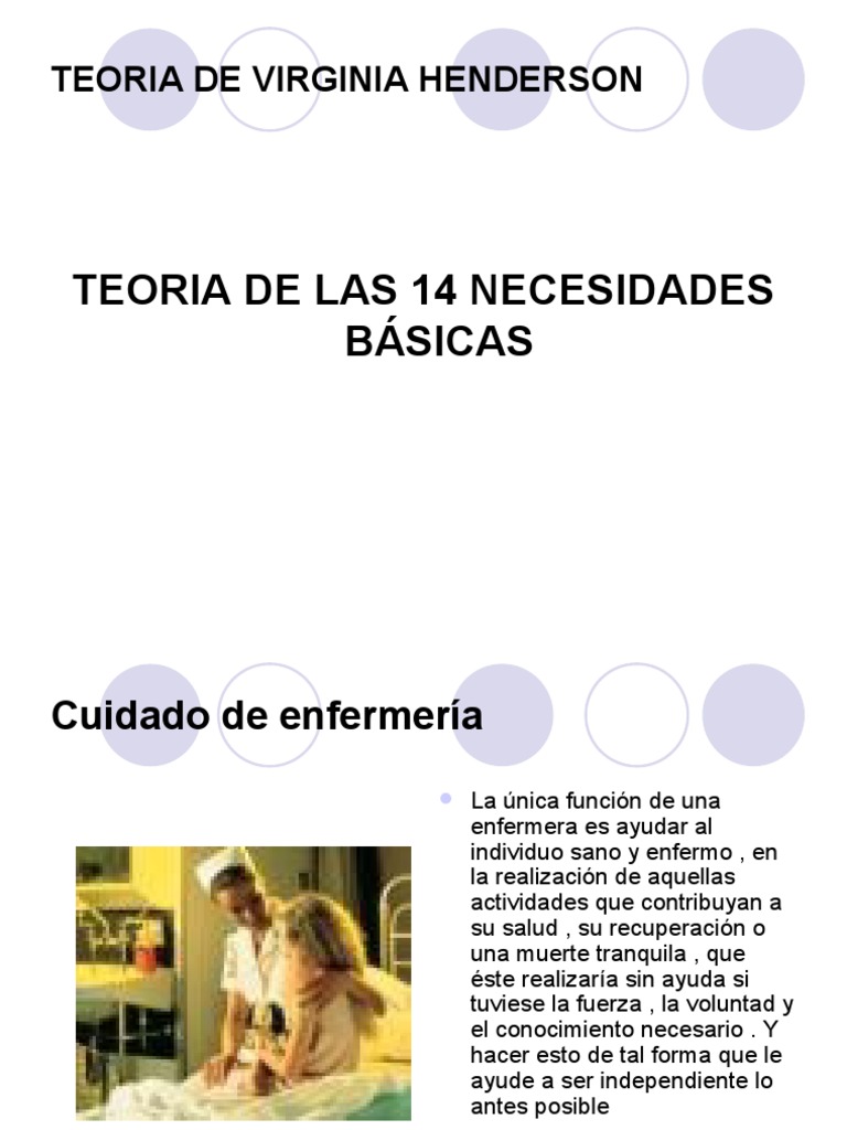 Teoria de Virginia Henderson  Question  Integrity