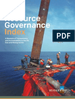 Resource Governance Index 2013