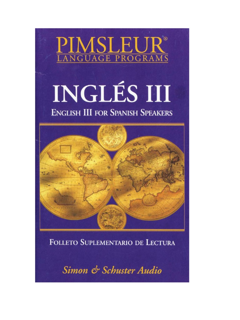 Pimsleur English For Spanish Speakers III | PDF