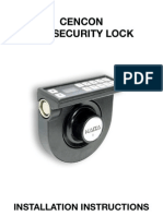 Cencon Atm Security Lock Installation Instructions