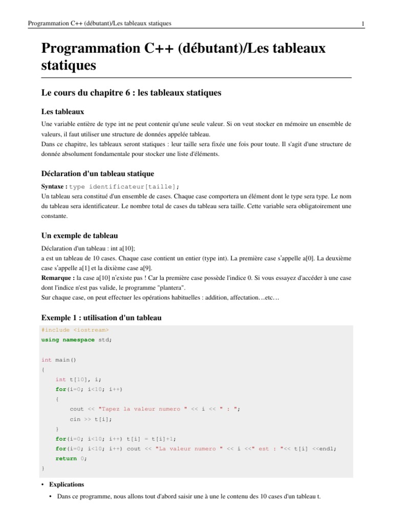 Qu’Est-Ce Que Les Variables Statiques En C – LWDWO