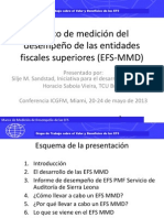 Marco de Medición Del Desempeño de Las Entidades Fiscales Superiores (EFS-MMD)