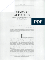 Graeber - Army of Altruists - On The Alienated Right To Do Good