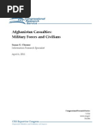 Afghanistan Casualties - Military Forces and Civilians 2001-2011