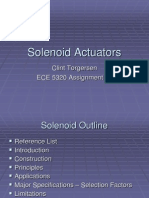 Solenoid Actuators