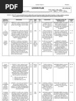 Lesson Plan Present Simple