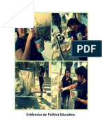 Evidencias de Política Educativa
