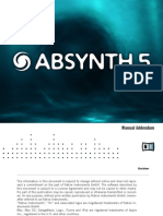 Absynth 5 Manual Addendum English