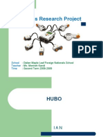 Robotics Research Project: Dalian Maple Leaf Foreign Nationals School Ms. Monireh Kandi Second Term 2008-2009