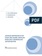 Asuhan Keperawatan Pada Ibu Hamil Dengan Penyakit Hemoragik