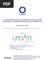 Download Concentrados de Factores de La Coagulacion - Prevencion Hemofilia a y B by Cli04 SN14178262 doc pdf