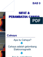 Sifat - Perambatan Cahaya