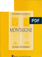 Introduccion a Montaigne