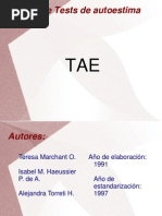 Ficha Técnica TAE. | PDF