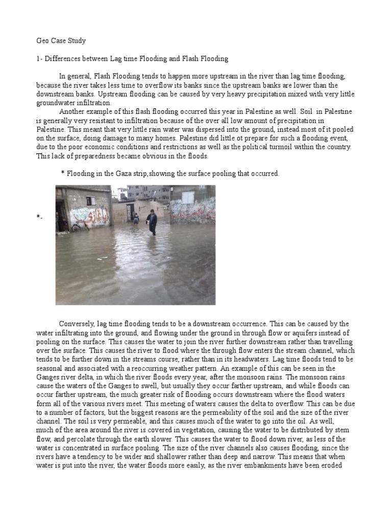 case study of flooding