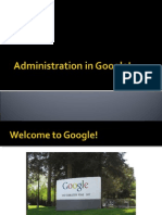 Administration in Google