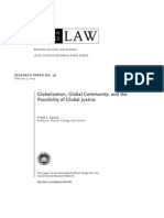 Globalization, Global Community and The Possibility of Global Justice - Garcia