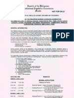 PRC Program of Examination for the June 2013 Nursing Board Exam (NLE)