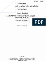 Automaticctrc Uitreclosers-Specification: (Second Revision)