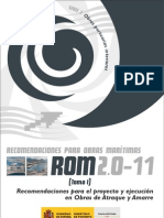 ROM 2.0-11 Recomendaciones Proyecto y Ejecucion Obras de Atraque y Amarre