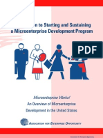 Intro Micro Enterprise Development Program