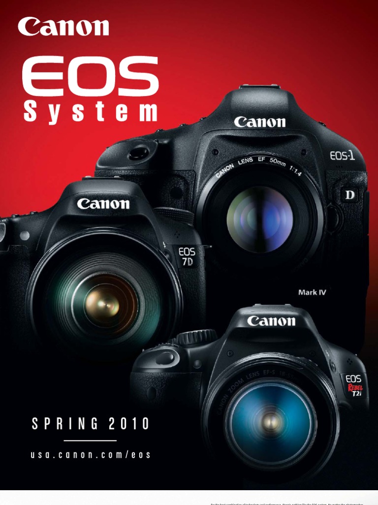 Canon EOS 7D Brochure 000001 Autofocus Canon Eos
