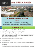 Download Dcci 2013-2014 Budget Presenttaion by Durban Chamber of Commerce and Industry SN141818658 doc pdf