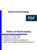 Backcrossing Breeding