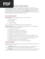 12 Common Listening Blocks | PDF | Attention | Communication